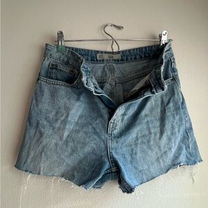 Topshop Light Blue Jean Shorts